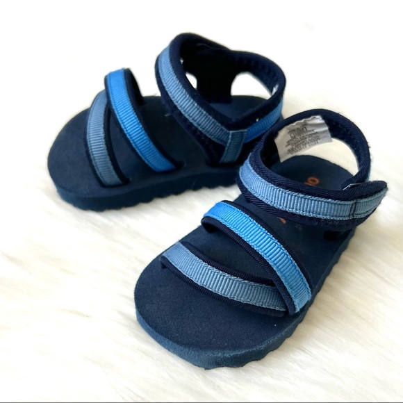 (❄️3/$24) Blue Baby Boy Sandals - Picture 5 of 7